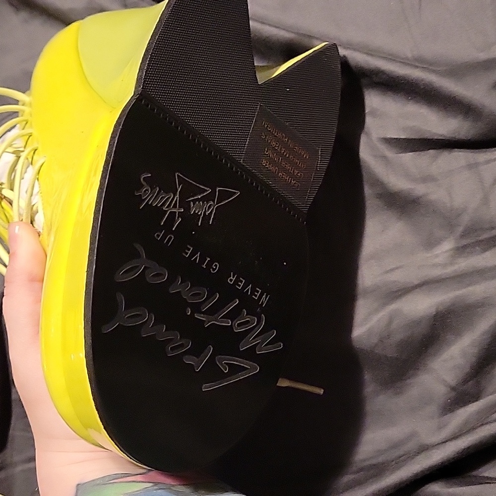 Fluevog Grand Nationals, BNIB, lime green, 7 - Picture 3 of 4